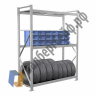 Стеллаж MS Pro 250/150x100/3 яруса